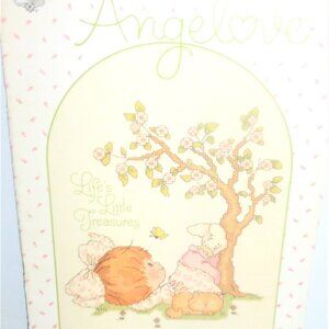 BK9 1983 Book #18 Gloria & Pat Precious Moments ANGEL LOVE Life's Little Treasur